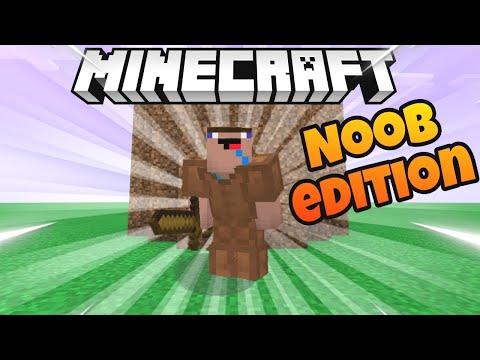 Beating Minecraft as a NOOB *Hard*