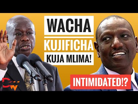 RIGATHI LECTURES RUTO FOR DEMOLISHING HOUSES ON CHRISTMAS & HIDING FROM MLIMA!