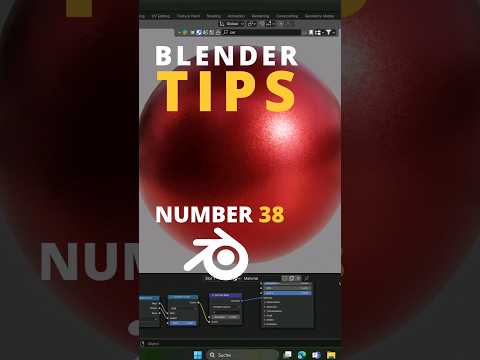 Blender Tip 38 Car Shader ✔️ #blender #blendertutorial #blender3d