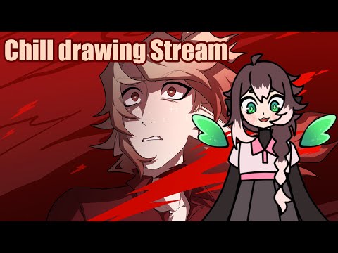 Chilling and drawing some dnd stuff [Stream Archive]