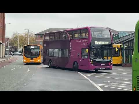 Buses at Victoria Bus Station, Nottingham - Saturday 9th November 2024