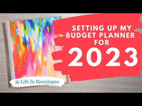 Setting Up My Budget Planner for 2023 / Low Income Budgeting / Variable Income / Cash Envelopes