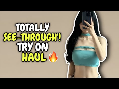 See-Through Try On Haul | Totally Transparent !🔥