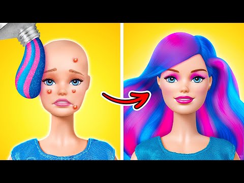 ¡Cambio de look con manos de Barbie! 💖 Trucos de maquillaje para volverte popular en la escuela