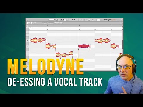 Melodyne Tutorial -  De-Essing a Vocal Track & More