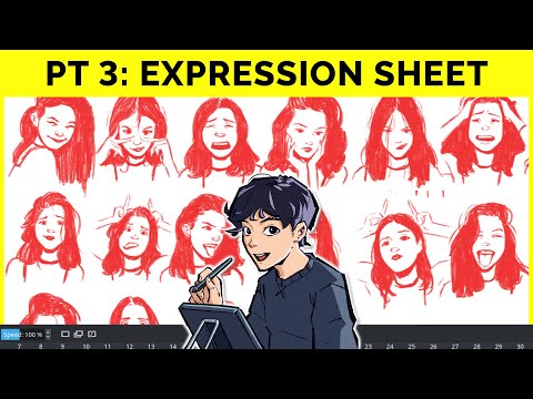 🔴 Expression Sheet (🎬 How to Animate a Sequence, Part 3)