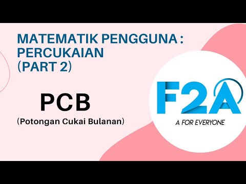 Percukaian (Part 2) - Potongan Cukai Bulanan (PCB)