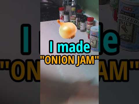 Ever Try Onion Jam On A Bagel?