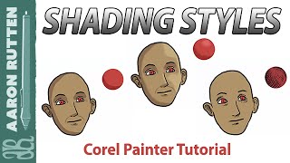 3 Easy SHADING STYLES for Digital Artwork