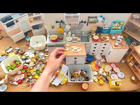 Best of Miniature Cooking Compilation 💛 Mini kitchen set 💛 Re-ment collection 💛