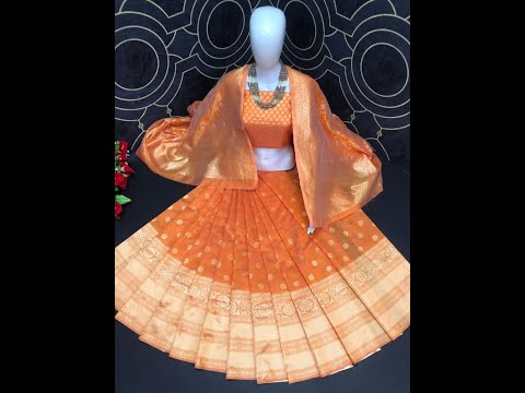 PURE SOFT BANARASI SILK LEHENGA