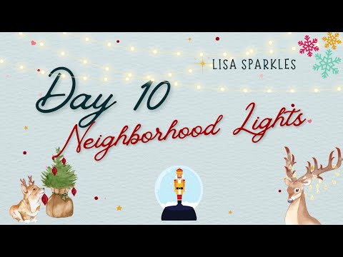 Vlogmas 2022 Day 10 | neighborhood Lights