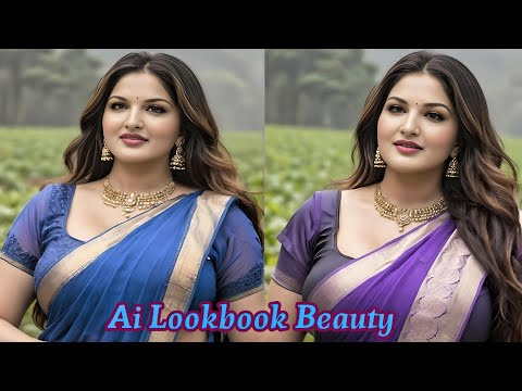 Indian Dress Model Transformed by AI into Stunning 4K Art Masterpiece Part - 04