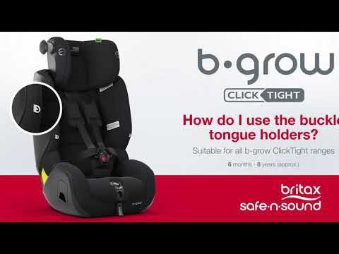 b-grow ClickTight - How do I use the Buckle Tongue Holders?