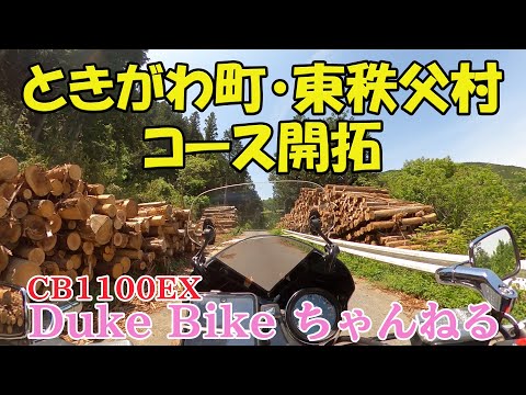 【CB1100EX】ときがわ町・東秩父村・小川町　～コース開拓【モトブログ】