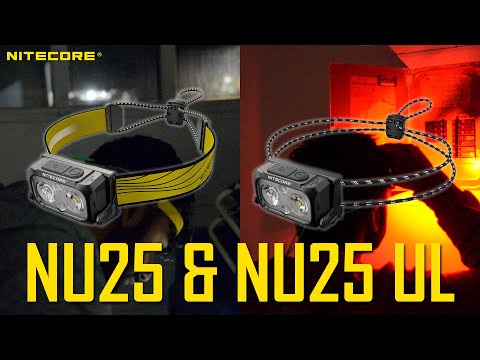 NITECORE NU25 & NU25 UL - 400 Lumens Ultralight Rechargeable Headlamp