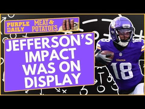 Justin Jefferson's impact is MASSIVE even when he doesn't get the ball