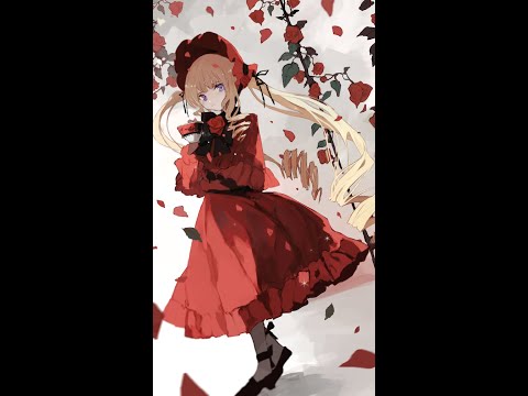 ショートメイキング - Rozen Maiden/真紅 雪華綺晶　speed painting #shorts