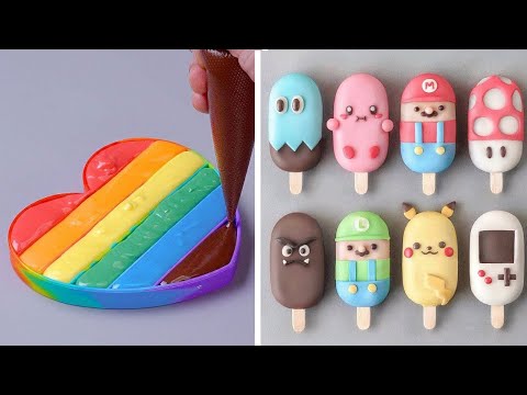 Oddly Satisfying Rainbow Cake Decorating Compilation | The Best Satisfying Colorful Cake Tutorials