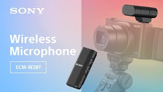 Introducing the Sony ECM-W2BT Wireless Microphone for Vlogging