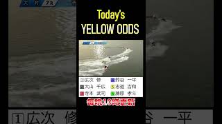 【2023.9.10】Today's YELLOW ODDS【ジャッジリプレイ】#ボートレース #10万舟 #万舟