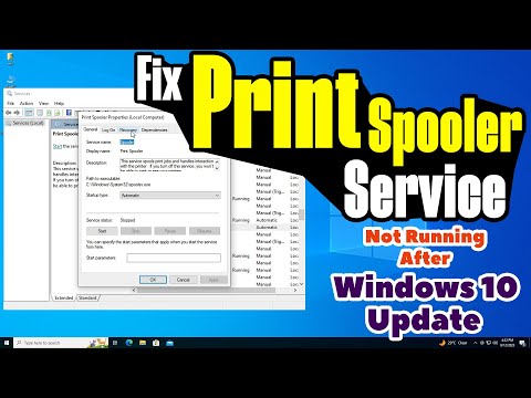 How To Fix Print Spooler Service Not Running After Windows 10 Update