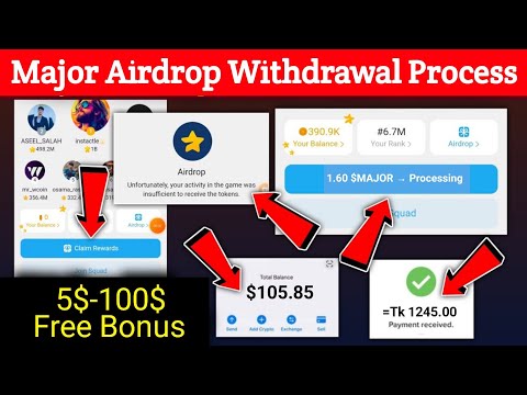 Major Allocation Check করুন🔥Major Withdraw Bitget । Major Token Withdraw করুন । major airdrop claim