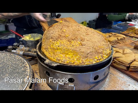 Foods In Night Market -4K Video-