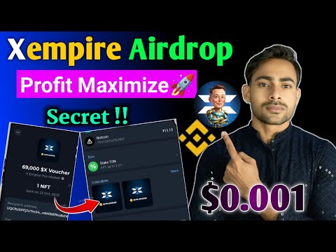 X empire Airdrop Nft Withdrawal 📌Xempire Listing Price || Xempire Claim & Withdrawal