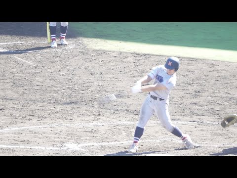 横浜高校《 7回裏 為永皓 見事な逆方向への2ベース！1点差 3 - 2 とする！》横浜 4x-3 健大高崎 決勝 秋季関東地区高校野球大会 2024年11月4日(月)