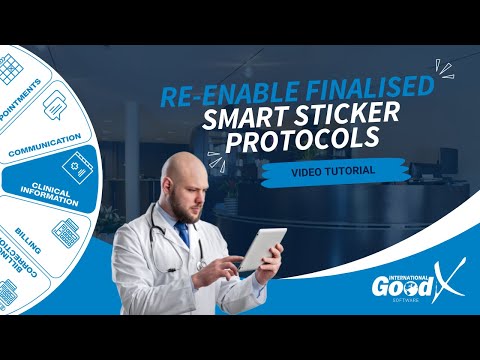 GoodX Web App - Re-enable Finalised Smart Sticker Protocols