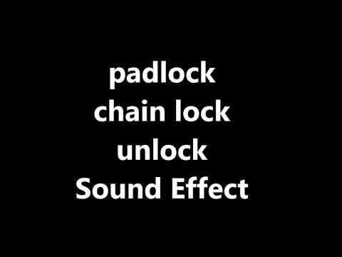 padlock chain lock unlock Sound Effect