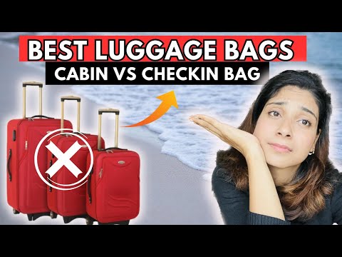 Best Suitscase India | Soft shell vs hard shell suitcase | Cabin luggage in flight size