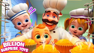 Yummy Muffins Baking Fun with Chef - Cartoon for Children