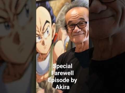 Before Departing, Akira Toritama Leaves a Speciak Episode of Dragon Ball tô bid farewall #dragonball