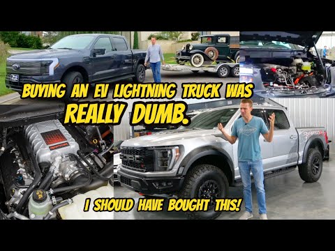 Why this 700HP V8 Ford Raptor R is WAY MORE ECONOMICAL than a Lightning electric pickup truck