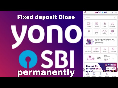 how to close fixed deposit in yono sbi