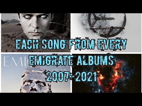 Each song from every Emigrate albums from 2007-2021