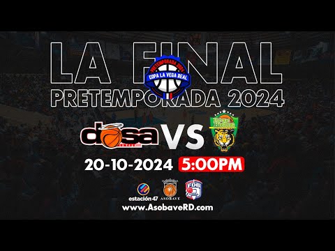 FINAL PRETEMPORADA TBS 2024: DOSA VS CPH| 20-10-2024