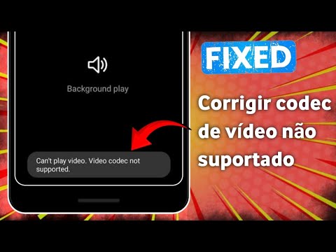 Como corrigir Não é possível reproduzir vídeo. Codec de vídeo não suportado (2025)