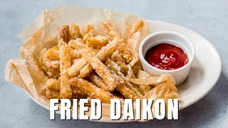 Delicious Fried Daikon Radish Recipe