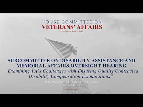 Subcommittee on Disability Assistance and Memorial Affairs Hearing