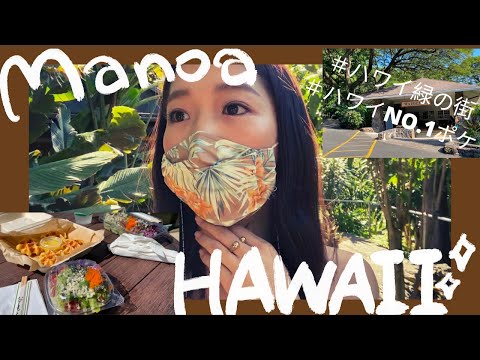 【ハワイグルメ】(ENGcc)マノアにあるオシャレカフェ＆Bestポケ/Hawaii the best poke& cafe in Manoa