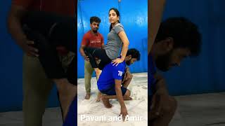 Pavani and Amir new reels video 🙏🤗 Best Couple￼ in the show 🤗🙏 #pavani #dancevideo #pavanireddy