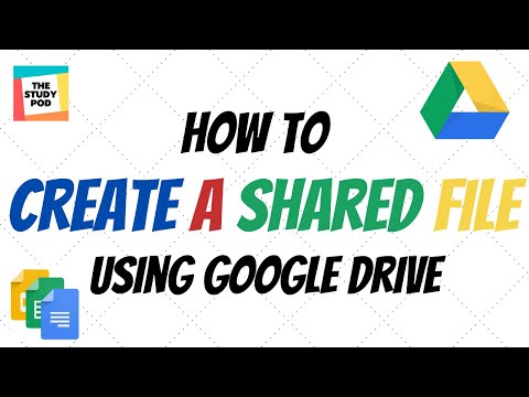 How to share documents using Google Drive | in English | The Study Pod