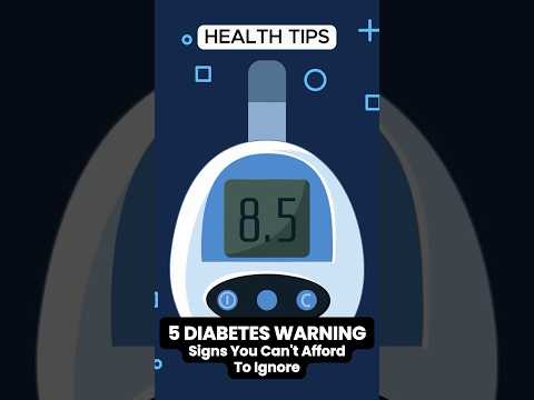 5 Diabetes ⚠️Warning Signs You MUST Know! #DiabetesAwareness #HealthTips #StayHealthy #short #shorts