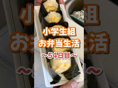 小学生組お弁当生活〜54日目〜 #お弁当 #天むす #おにぎり #楽しいご飯作り #家族の幸せが僕の幸せ