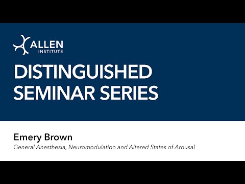 Distinguished Seminar: Emery Brown