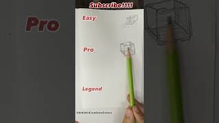 Ice cube drawing - easy vs pro vs Legend #art #drawingskill #artdaily#fyp #trending #youtubeshorts