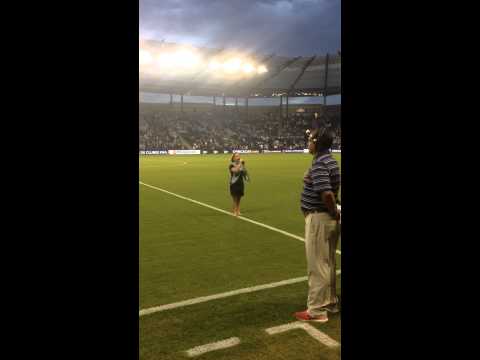 National Anthem at Sporting KC September 23rd 2014